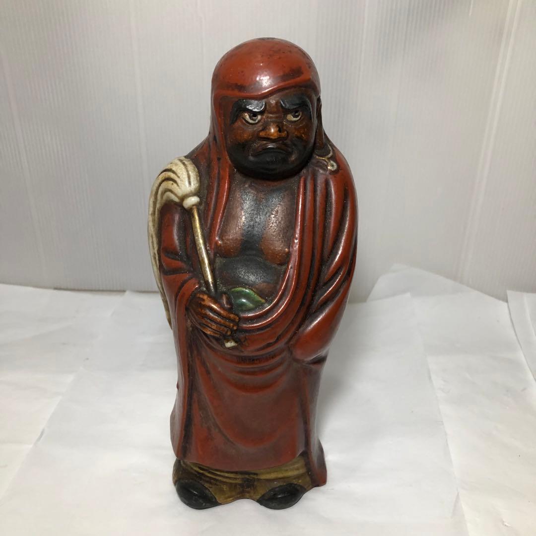 達磨大師像 達磨 置物 陶磁器 骨董 2体セット
