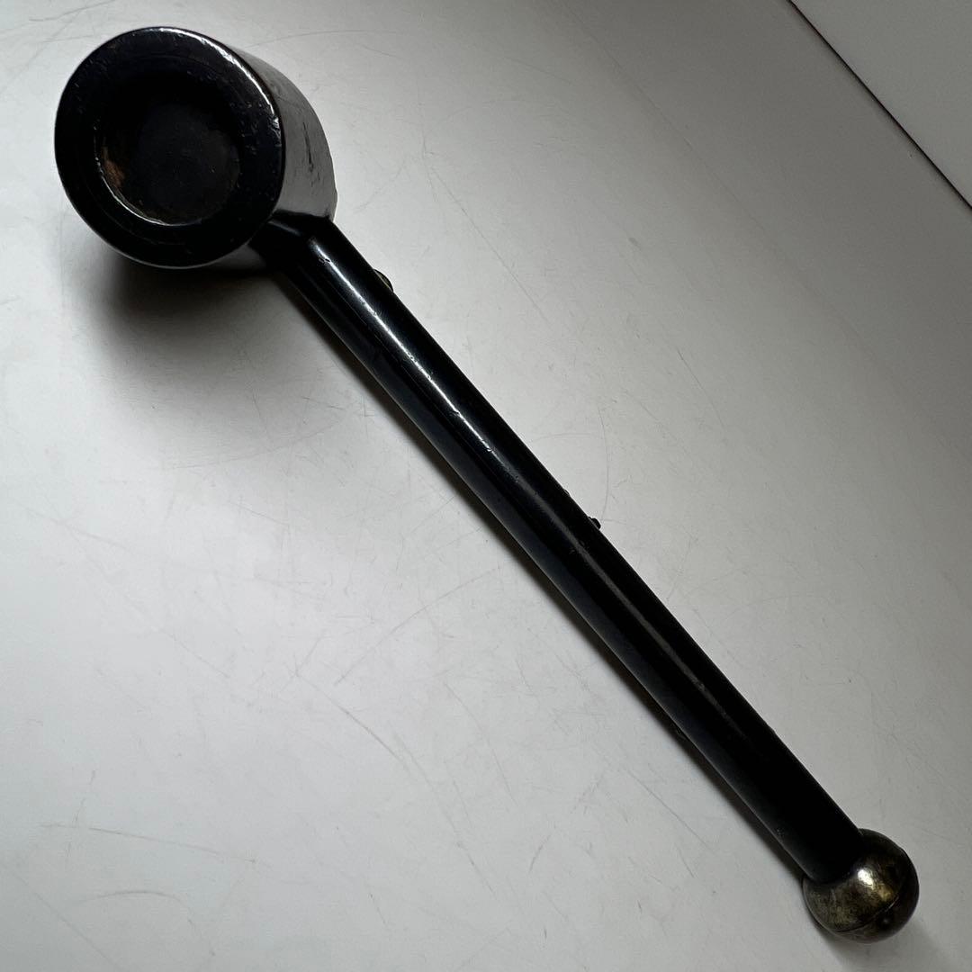 山屋　真鍮製　矢立　在銘　動物　21cm 東K8-0227☆2Fタニトコ