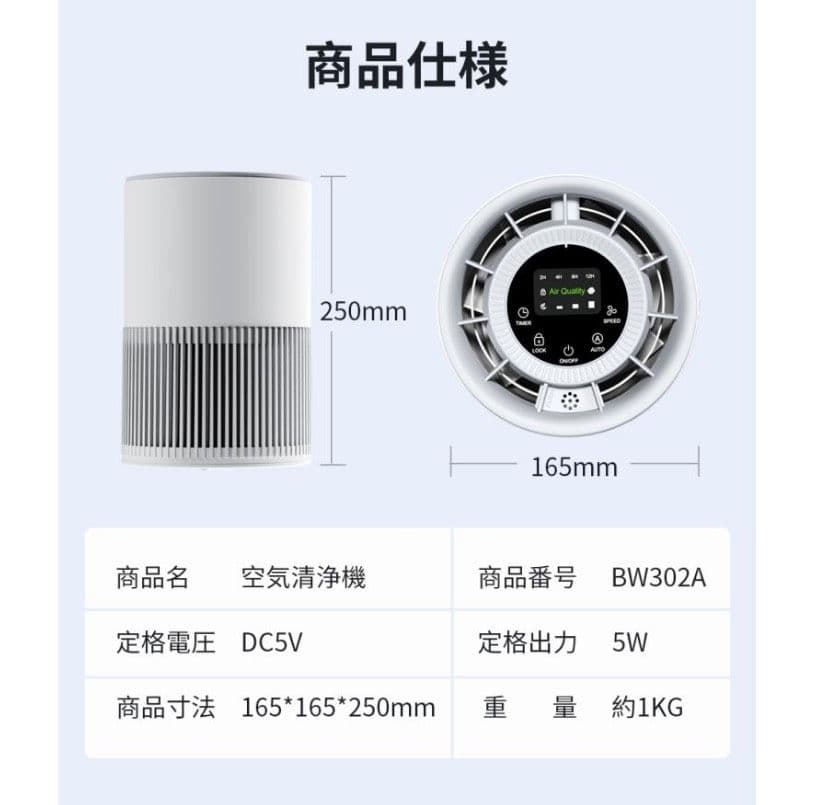 空気清浄機 超静音 25畳対応 除菌 PM2.5 マイナスイオン浄化 ペット