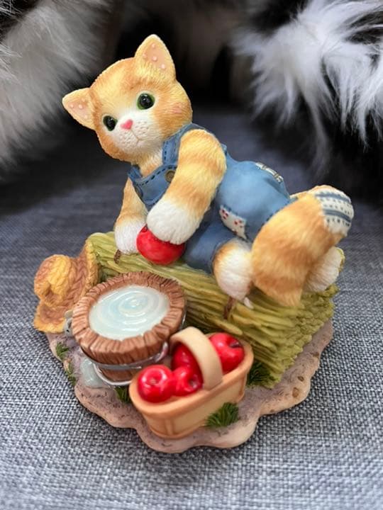 置物 enesco社　calico kittens 米国　猫　ヴィンテージ