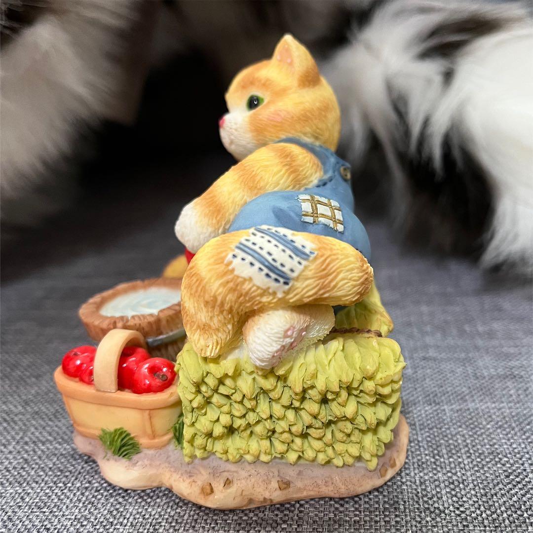置物 enesco社　calico kittens 米国　猫　ヴィンテージ