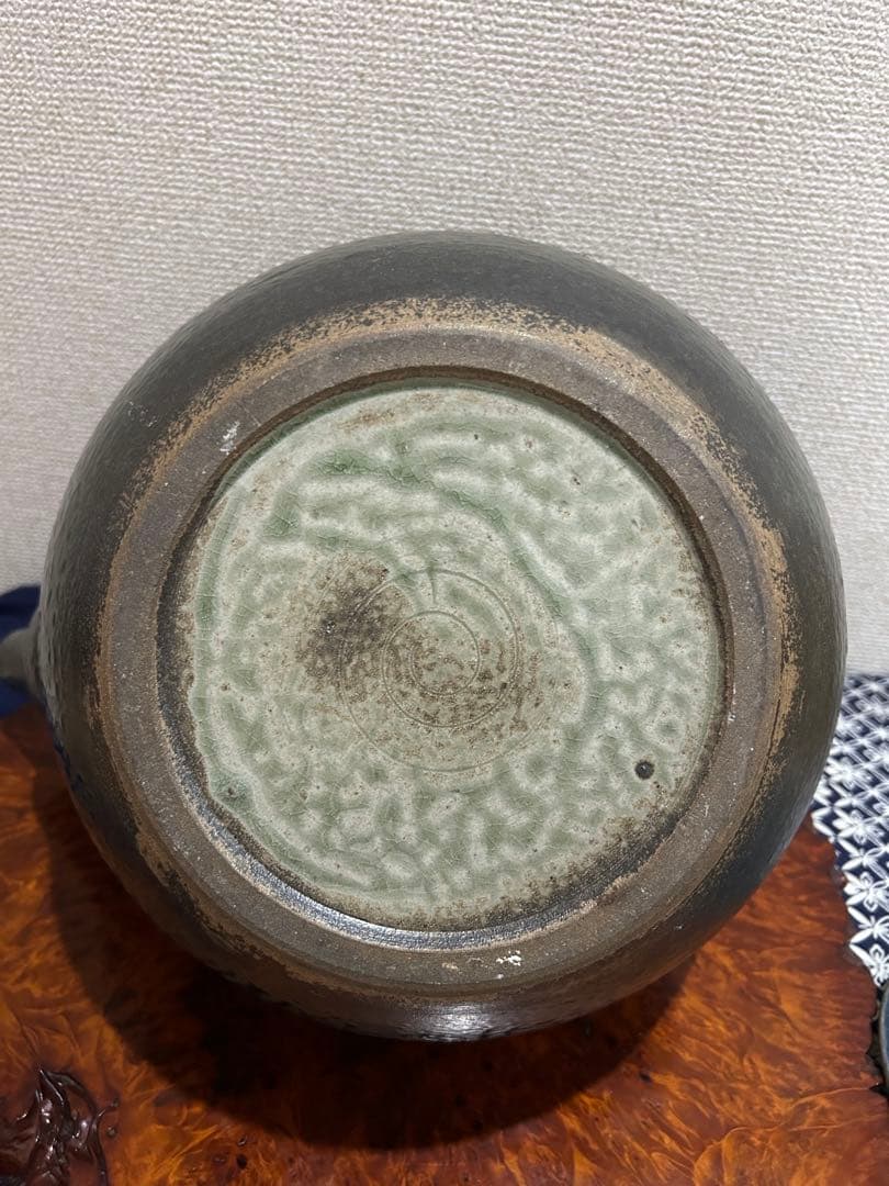 激レア　超大型　陶器　急須　 土瓶/按あん瓶/茶瓶/薬缶/茶道具/湯沸/水差し