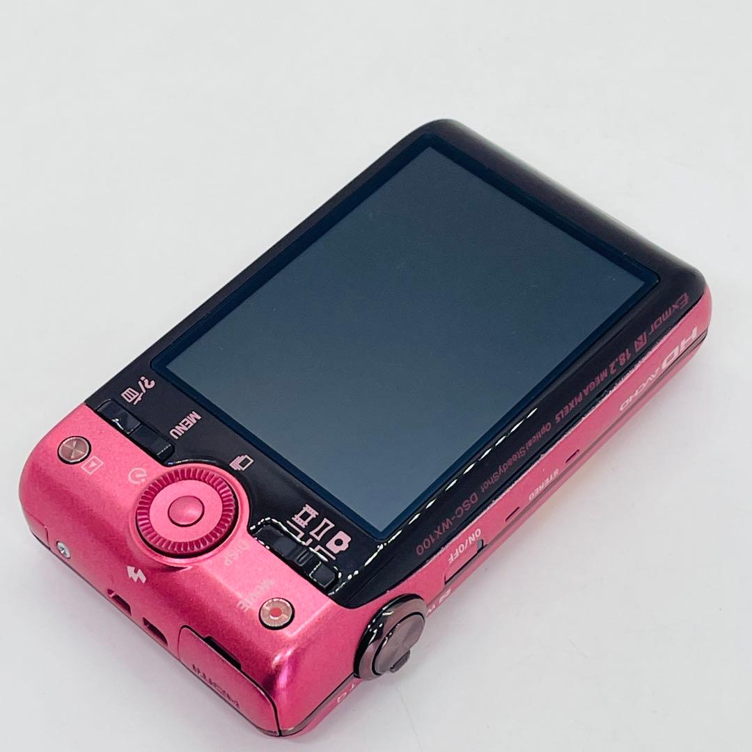 SONY コンパクトデジタルカメラ　DSC-WX100 ピンク