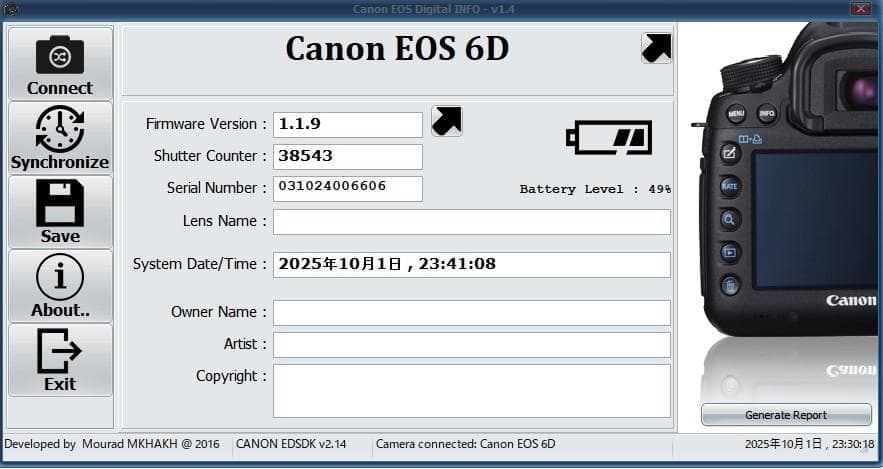 ☆良品☆ショット38543回 Canon EOS 6D ＃403