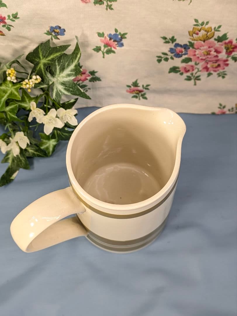 イギリス アンティーク SADLER ウォータージャグ ミルクジャグ ブラウン