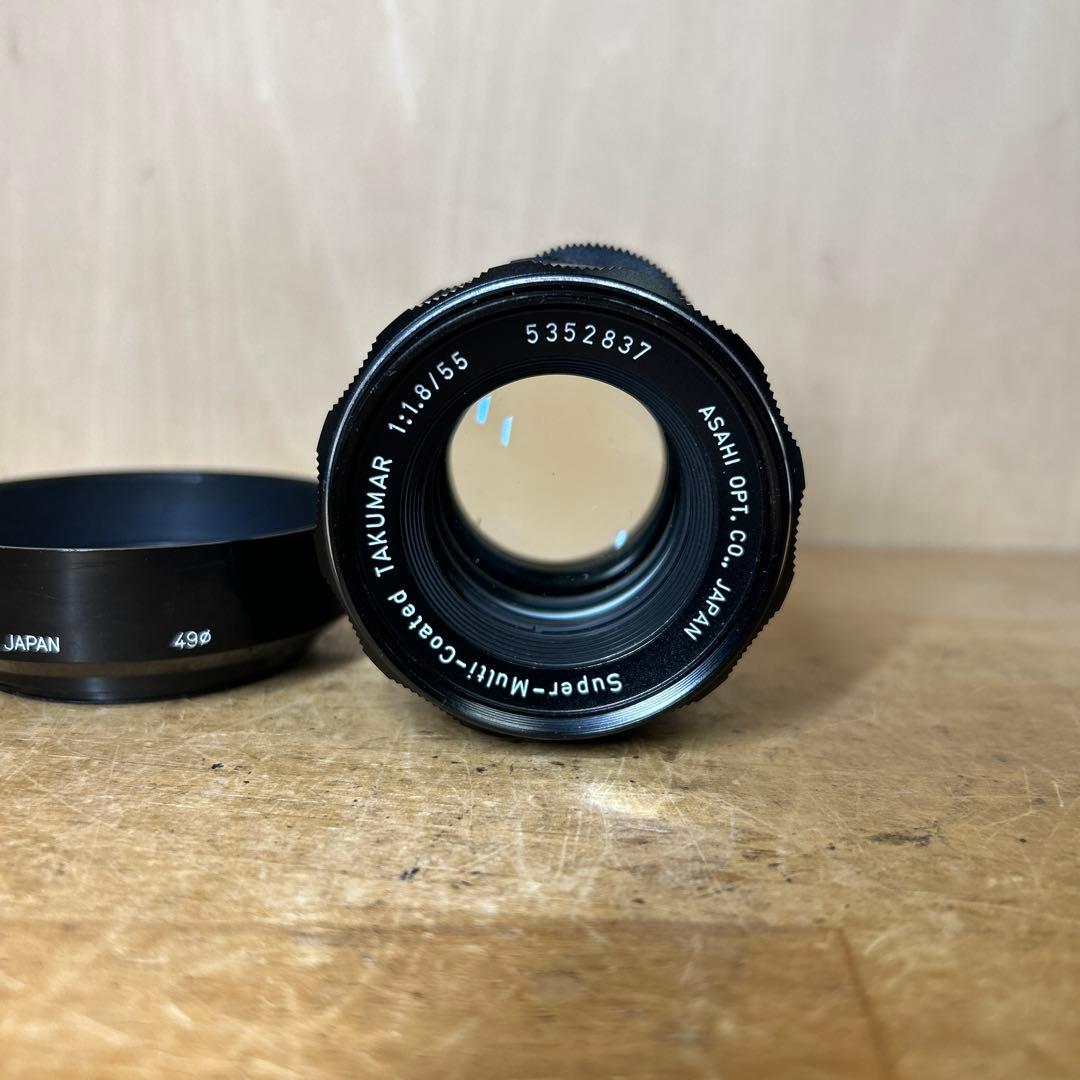 Pentax SP+S.M.C Takumar 55 f1.8 完動極美品