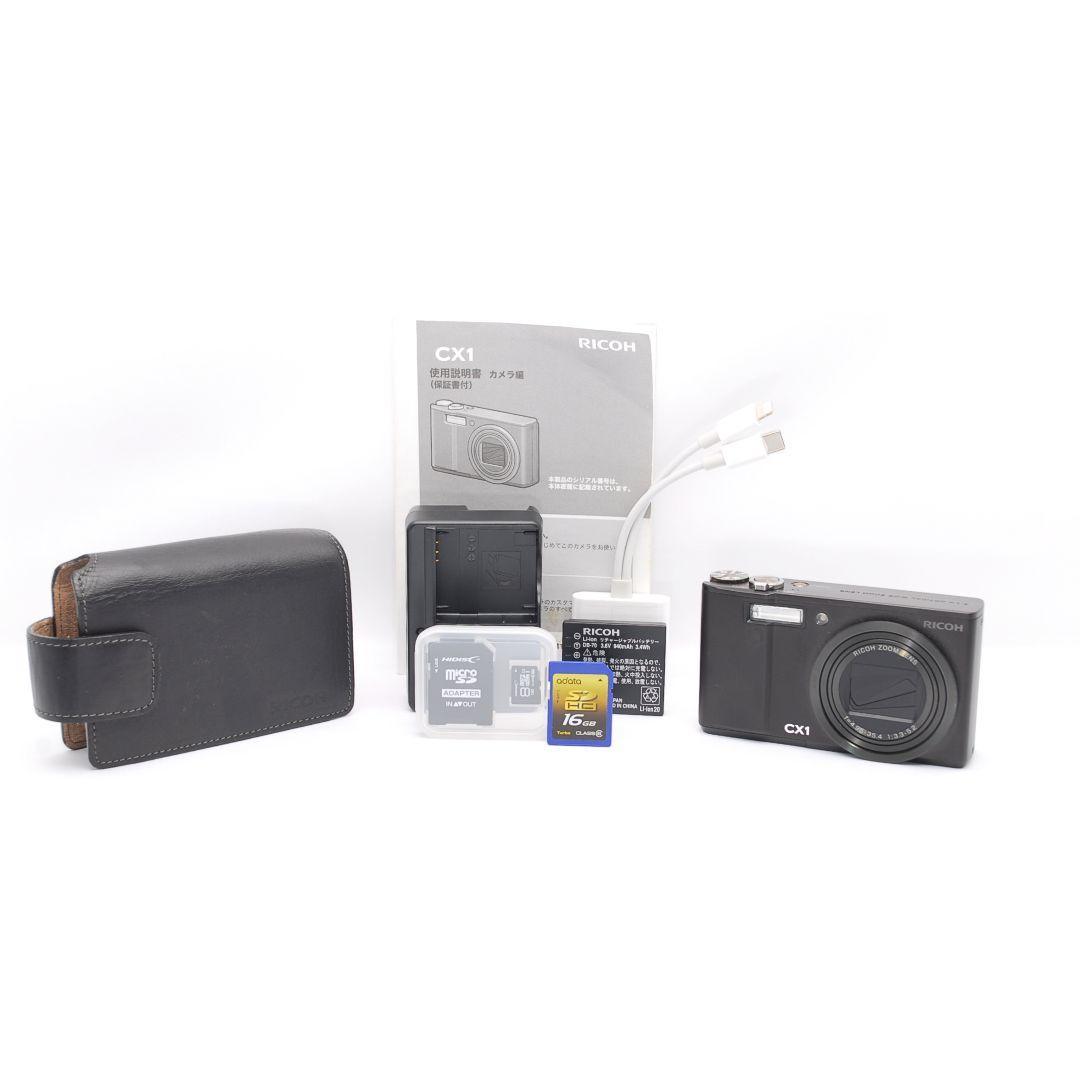 美品 RICHO リコー CX1 スマホ転送OK 軽量 高画質デジカメ コンデジ