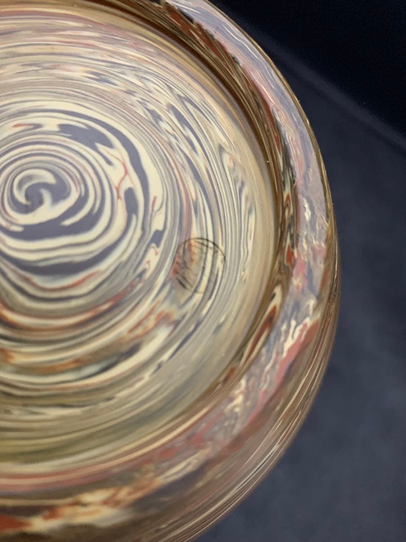 常滑焼 陶雄作 練込 花入　壺　花器
