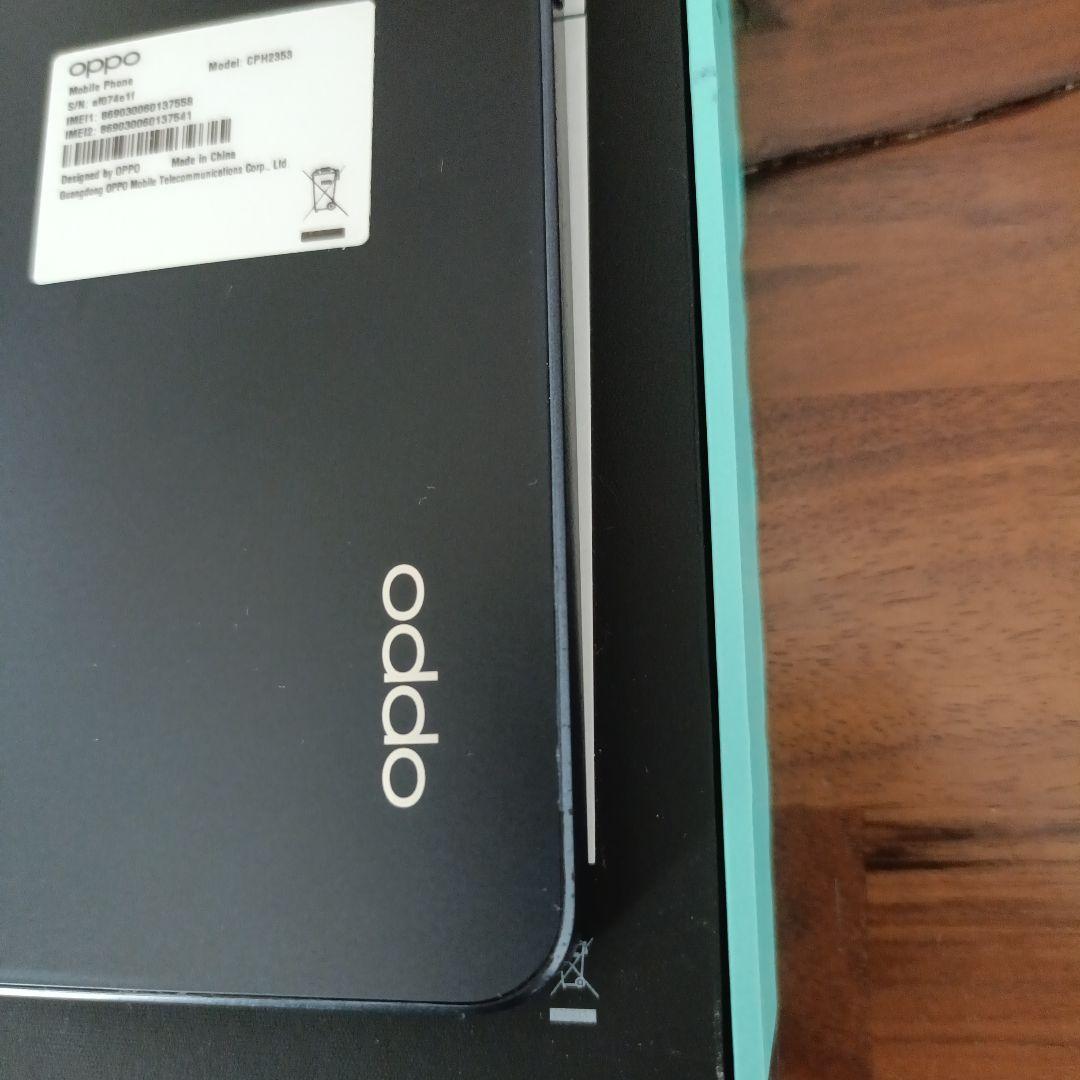 【動作確認良好】OPPO Reno7A　スターリーブラック　esim対応　スマホ