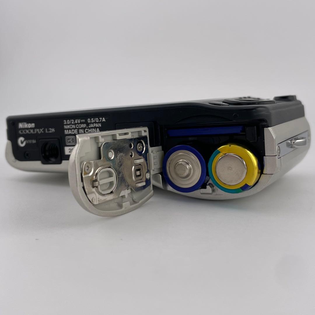 実写美⭕️良品【動作確認済】Nikon COOLPIX L28 デジタルカメラ