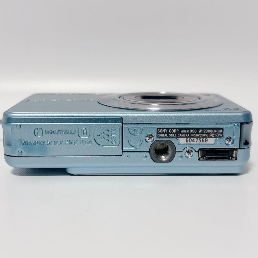 SONY Cyber-shot サイバーショット DSC-W120 ブルー