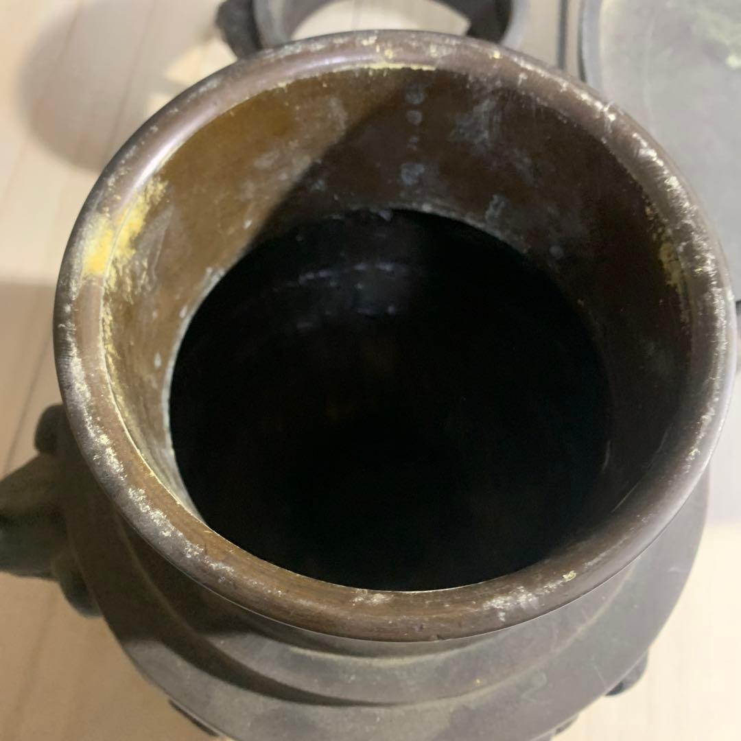 銅製　薄端　宝尽