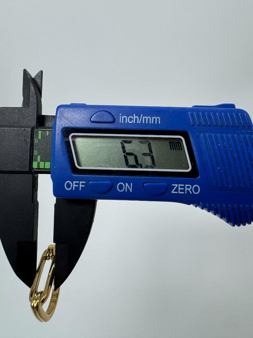 美品/日本製K18ゴールド リンクスタイルリング3.19g