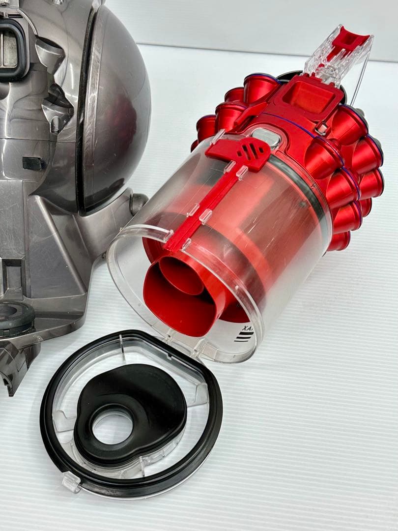 動作保証品　中古　赤　ダイソン　CY25 掃除機　本体のみ　ダストケース付き