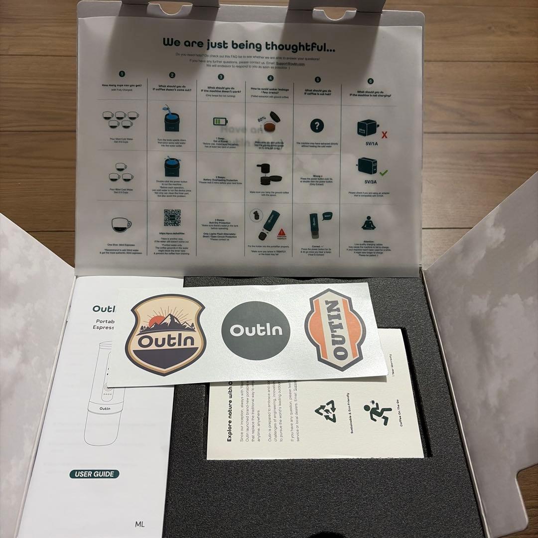 アウティン　ポータブル　エスプレッソ　マシン