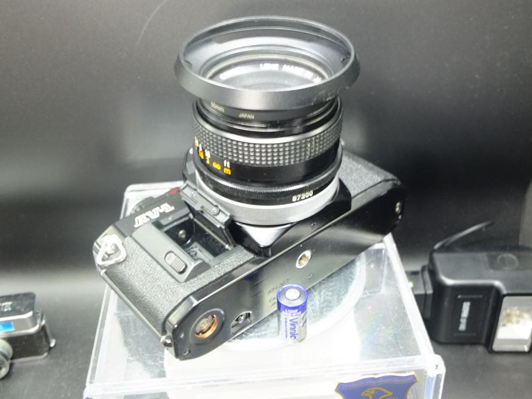 キャノンAV-1BK／FD28mmf3.5ワインダーA2付【実写確認済整備品】