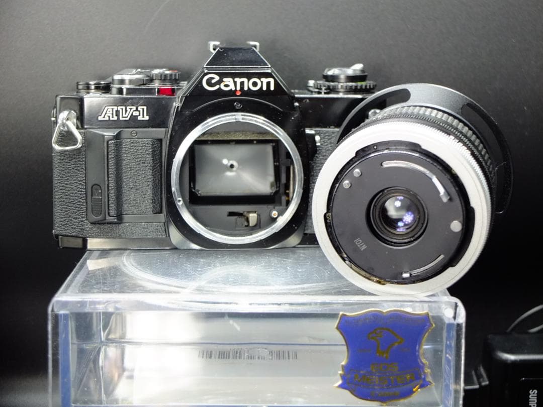キャノンAV-1BK／FD28mmf3.5ワインダーA2付【実写確認済整備品】