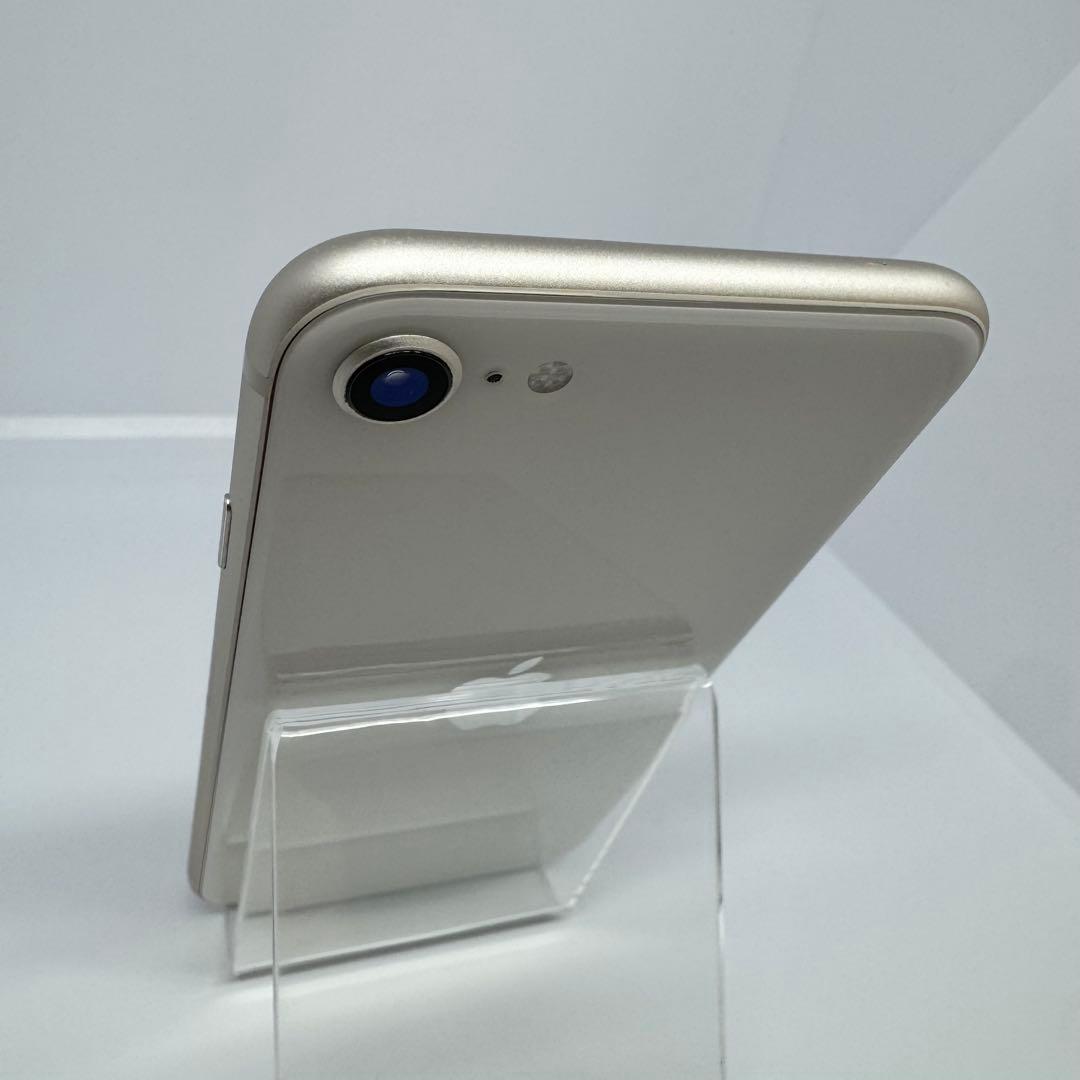 【美品】iPhone SE3 128GB WHITE 大容量バッテリー100%