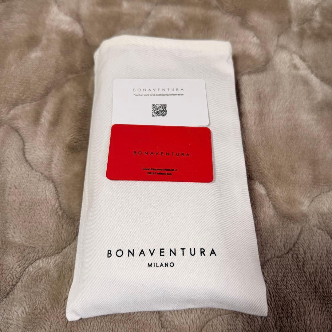 【美品】BONAVENTURA ブラック 手帳型ケースiPhone17pro