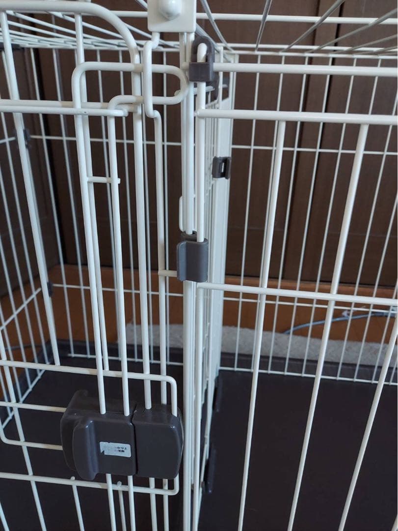 小型犬用金属ケージ ダブルドア
