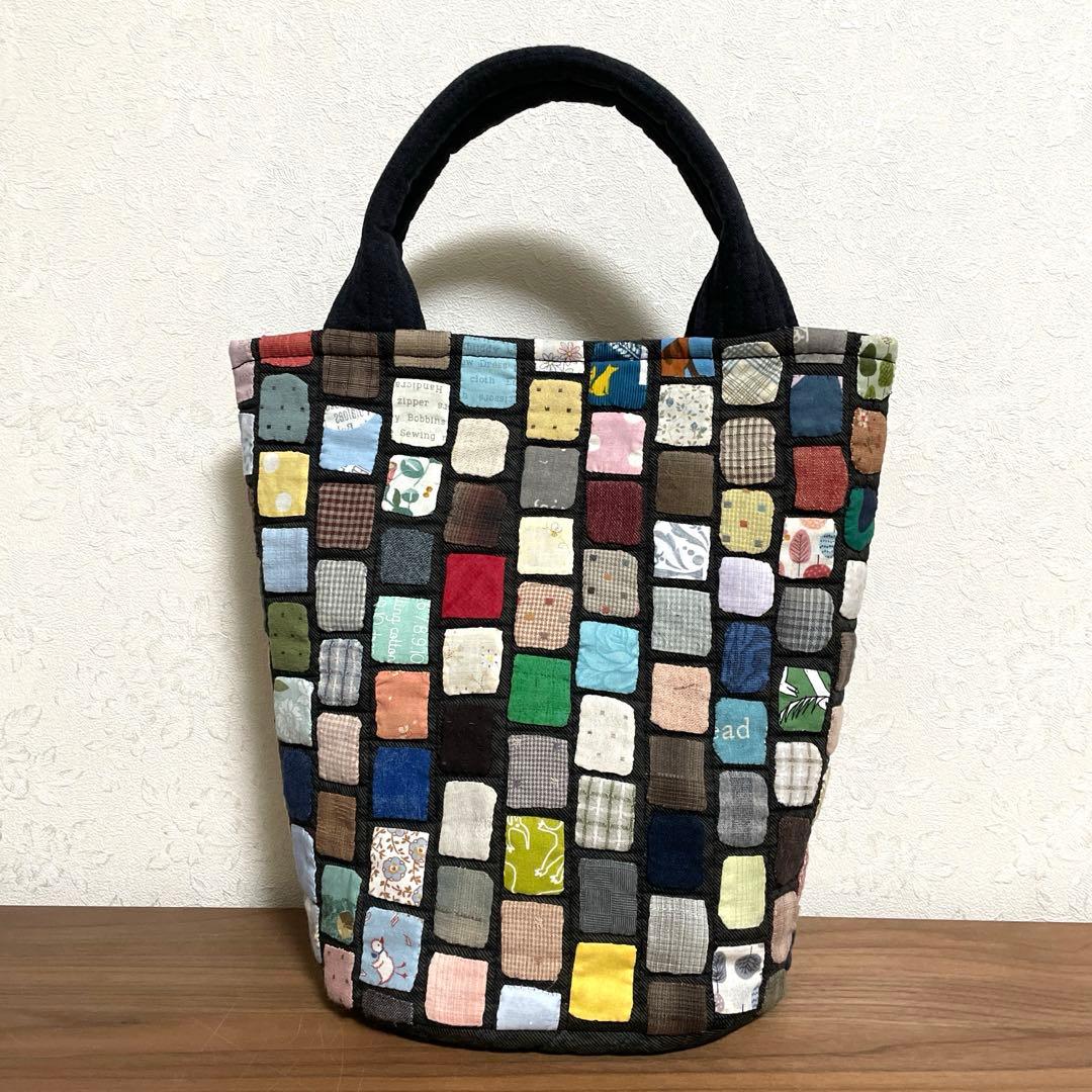 パッチワークキルト　トートバッグ　ハンドメイド