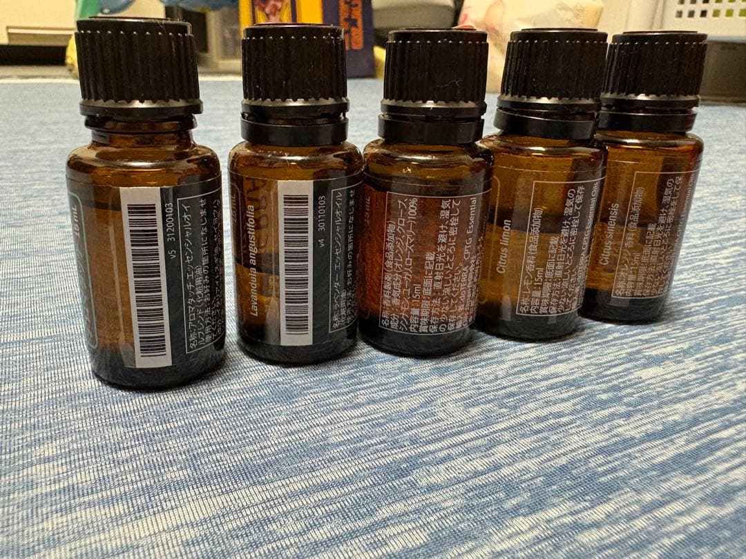 dōTERRA エッセンシャルオイル用ボックス 25 ドテラオイル　5本