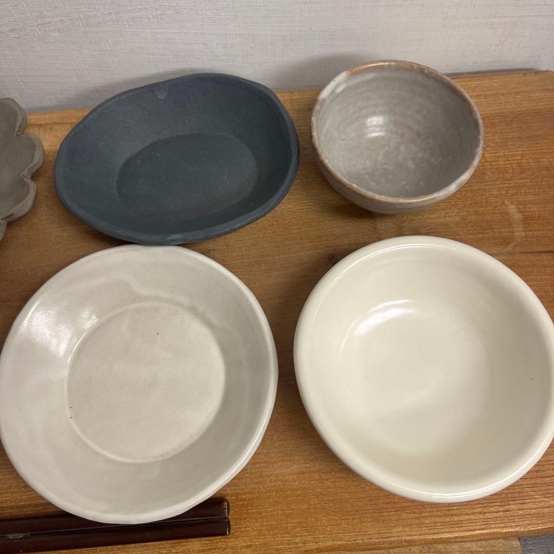 oraf♡　新品　陶器　陶芸作家　プレート皿2枚　22