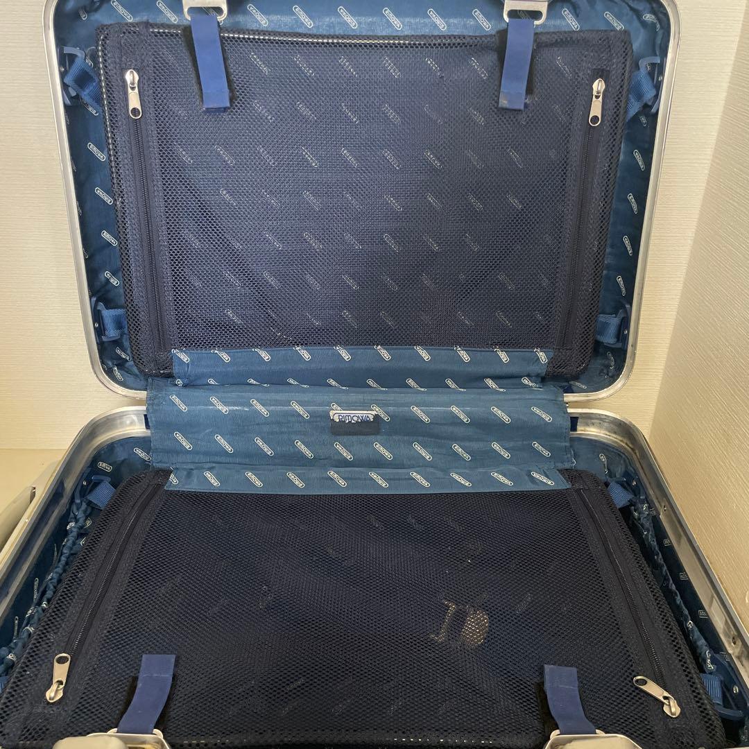 青ロゴ 希少 RIMOWA トパーズ シルバーインテグラル 機内持ち込み 35L