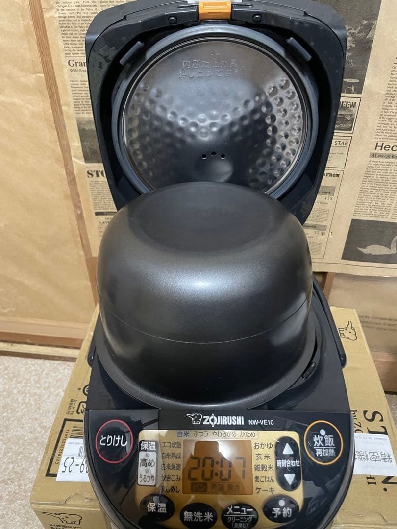 Zojirushi NW-VE10 IH炊飯器 ブラック2023年