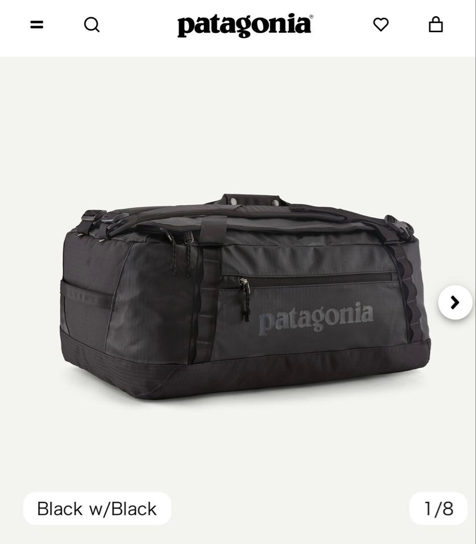 新品未使用品！　パタゴニア ブラックホールダッフル55L