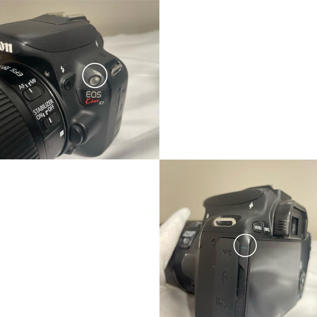 本日最終価格‼️Canon EOS Kiss X7✨ダブルレンズセット ✨