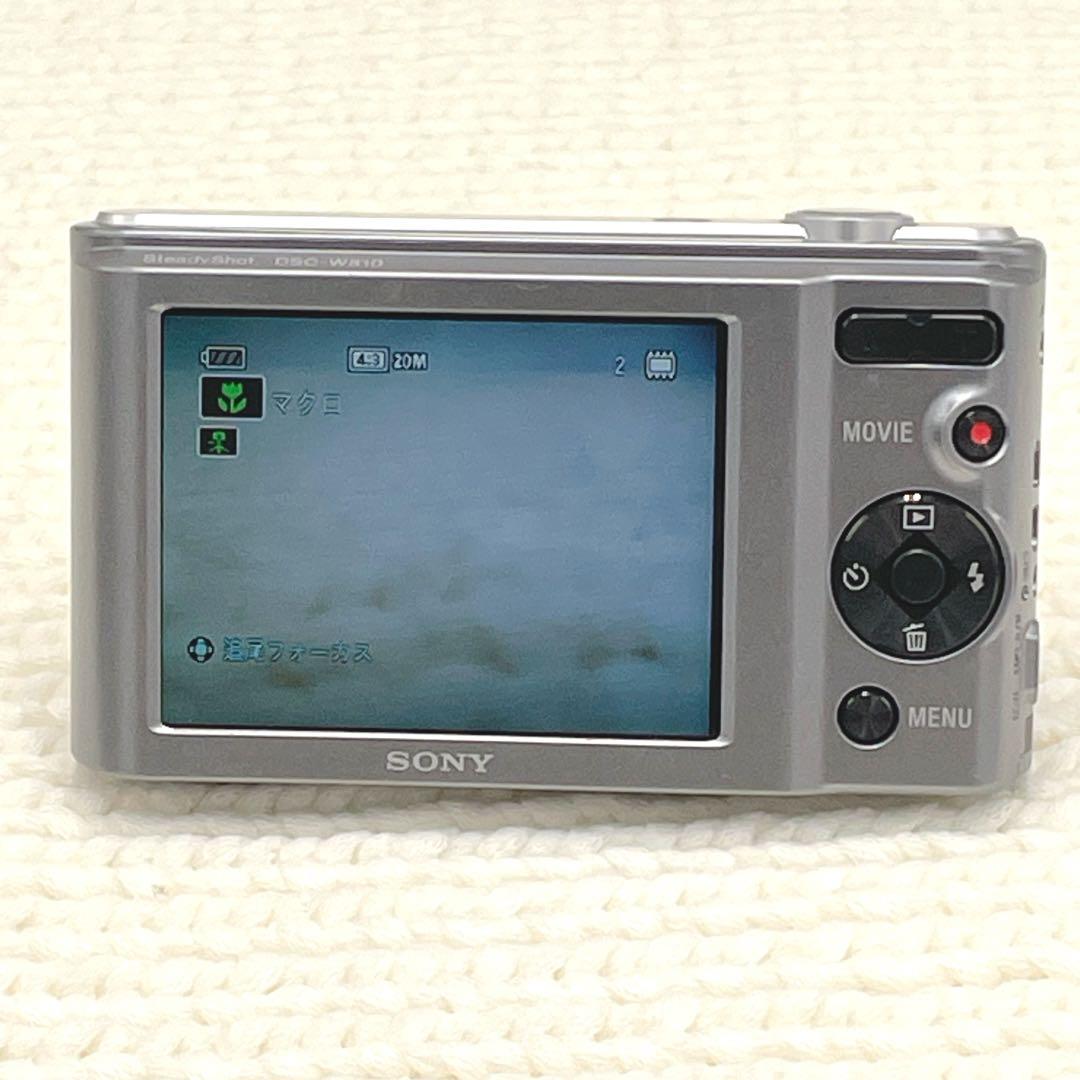 【動作品】SONY Cyber-shot DSC-W810 シルバー 【美品】