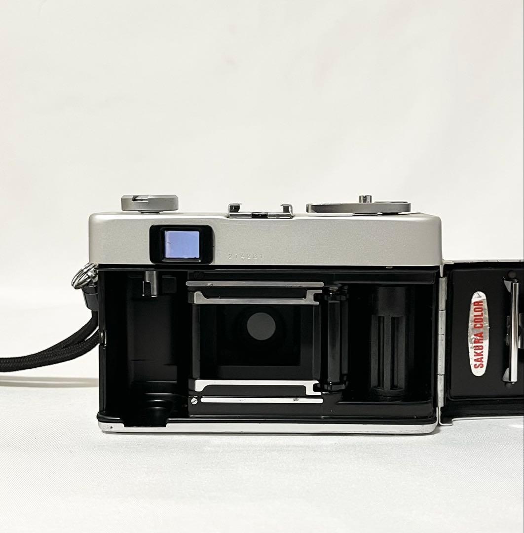 【完動品】Konica C35 E&Lフィルムカメラ 動作確認済み