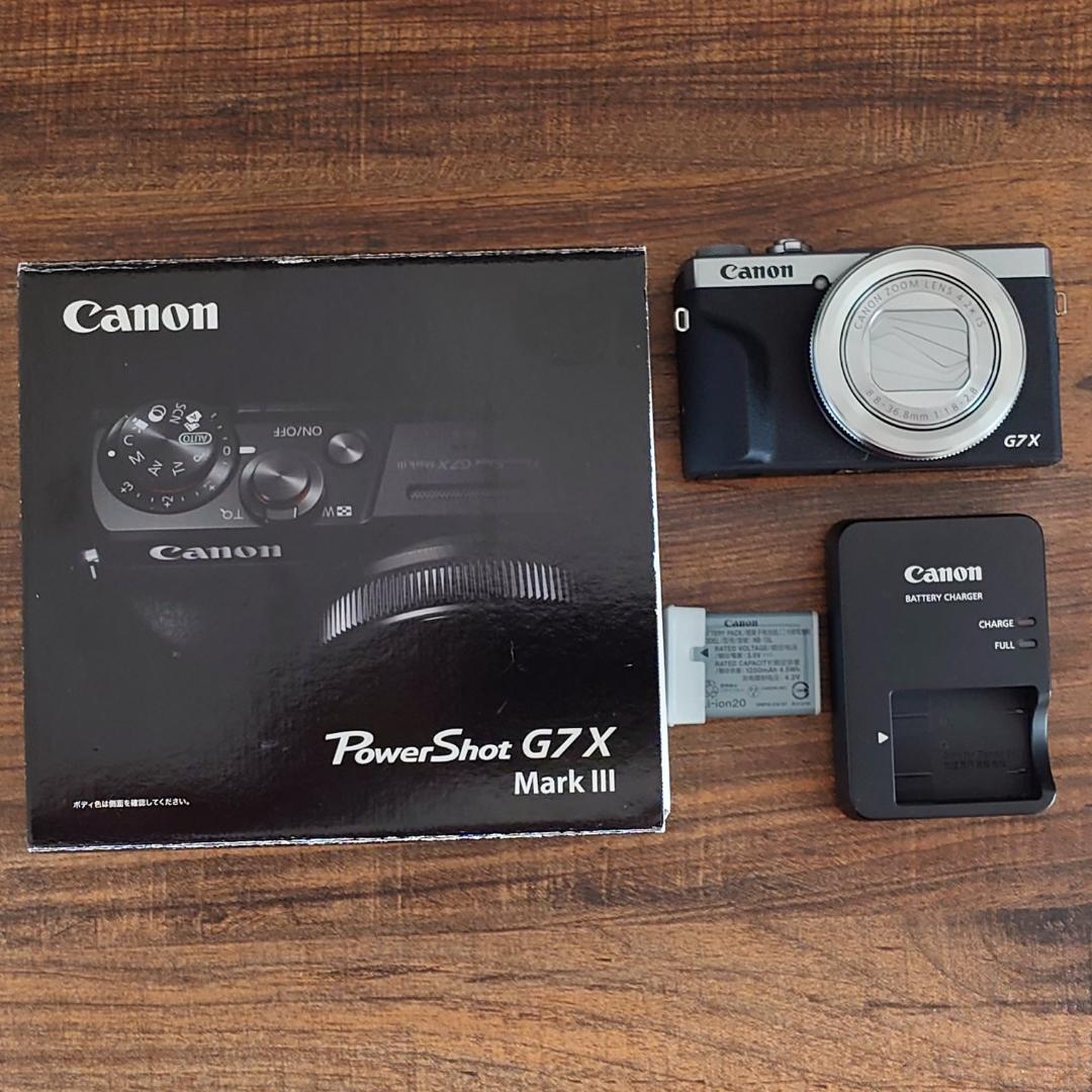 Canon PowerShot G7 X Mark III（シルバー）＋ケース