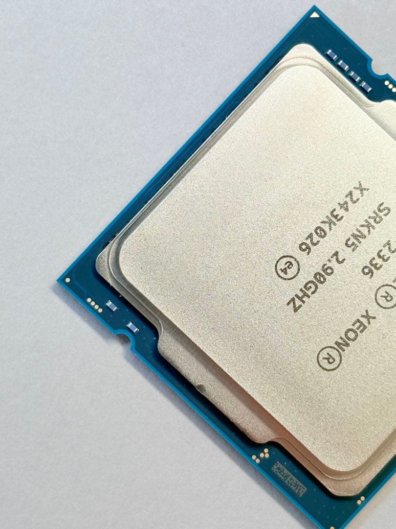 高性能CPU★AVX512対応★Intel Xeon E-2336