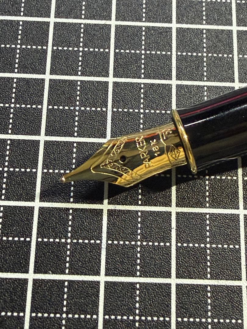 PARKER SONNET Red-Marble 万年筆　字幅F
