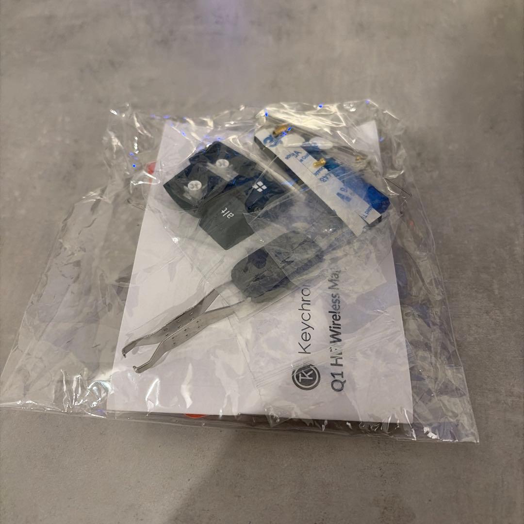 Keychron Q1 HE キーキャップ白換装