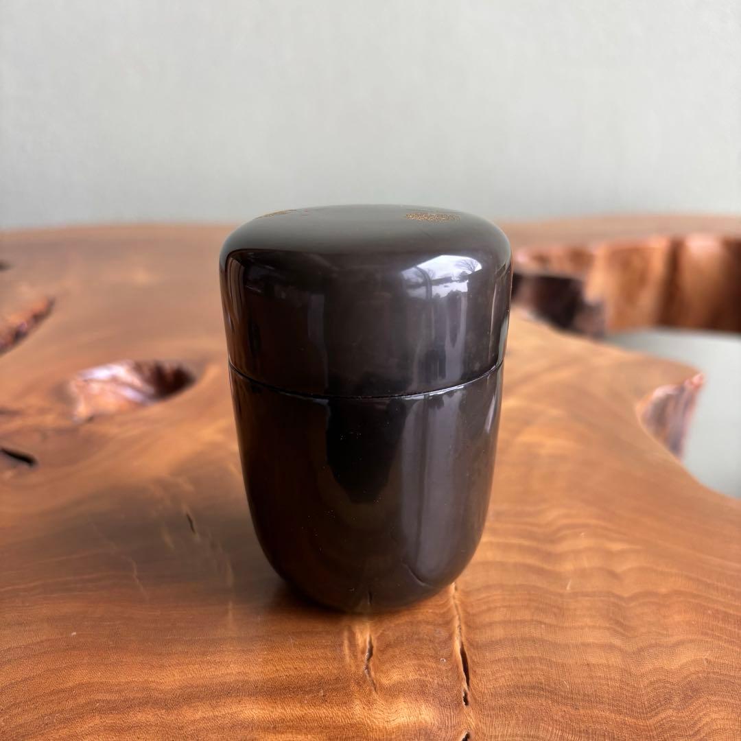清斎造 金蒔絵 棗 茶道具 共箱