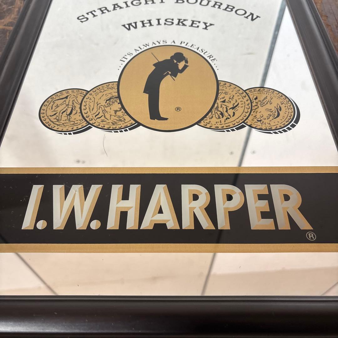 非売品　ノベルティ　1980's　i.w.harper　ウッド　パブミラー