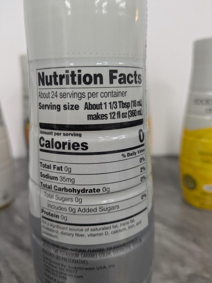 SodaStream ドリンクシロップ　5本セット