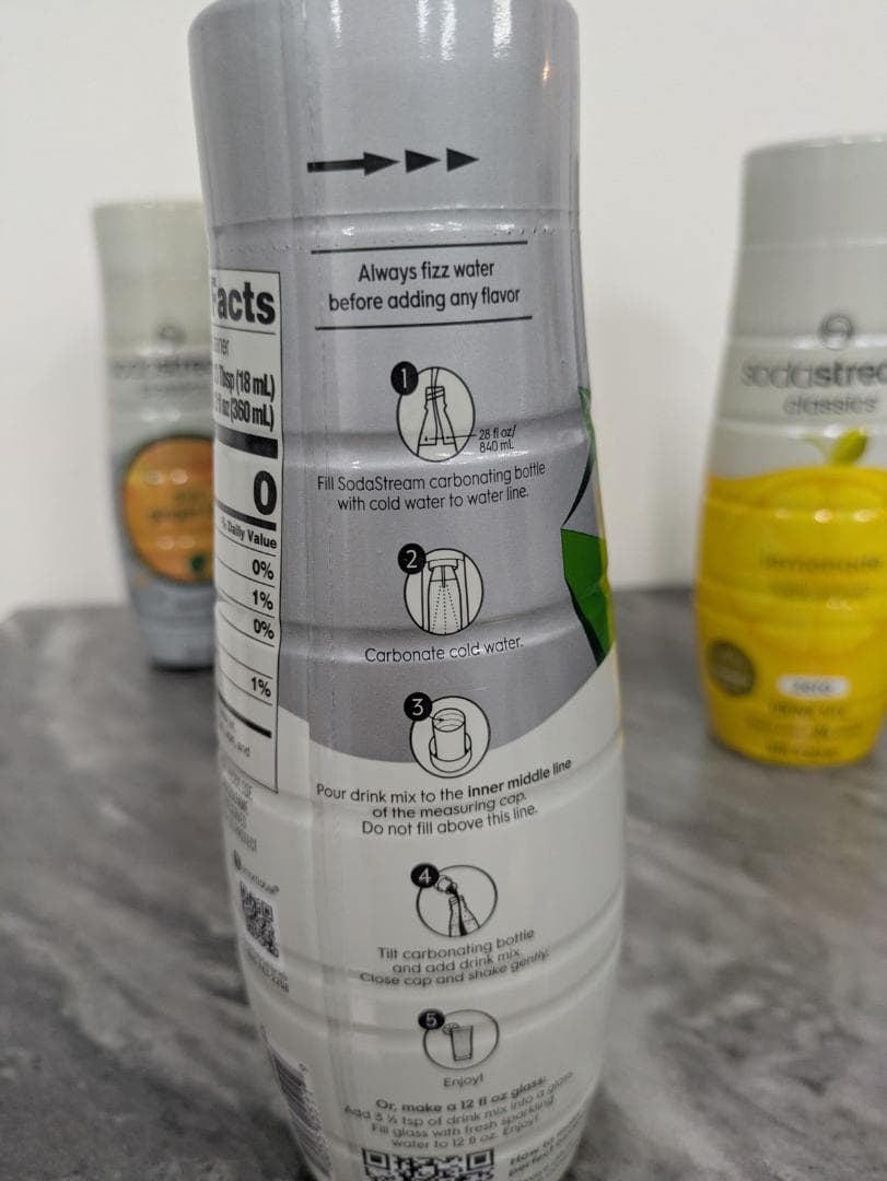 SodaStream ドリンクシロップ　5本セット