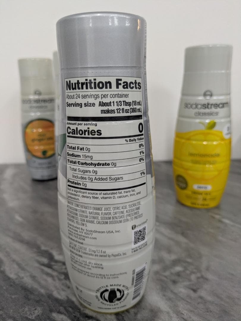 SodaStream ドリンクシロップ　5本セット