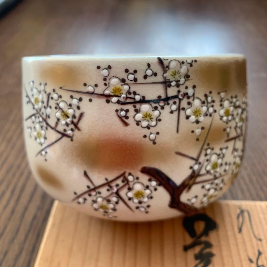 九谷焼抹茶碗⭐️玉竜⭐️未使用⭐️共箱付