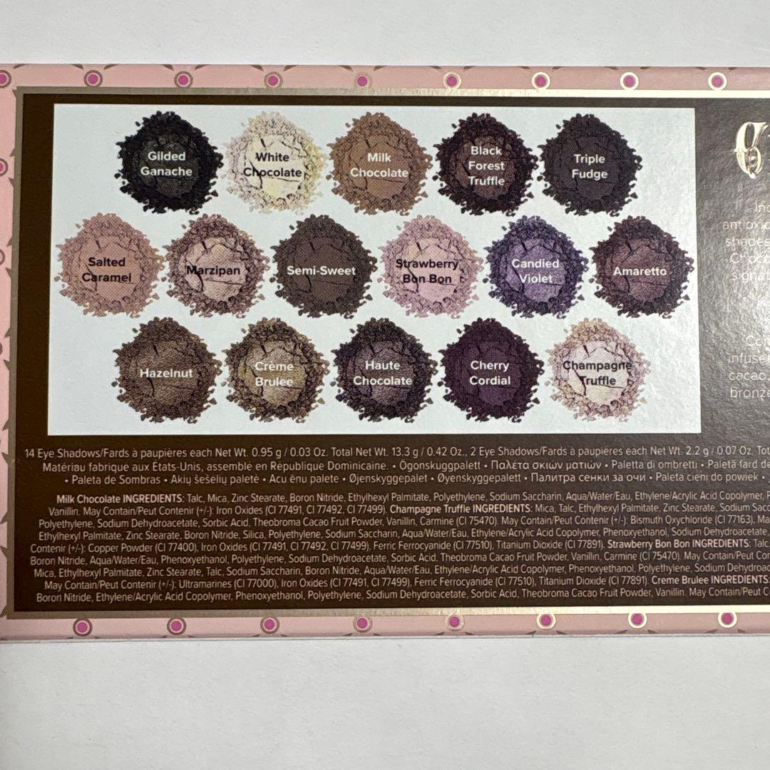 【新品未使用送料込】Too Faced chocolate bar アイシャドウ