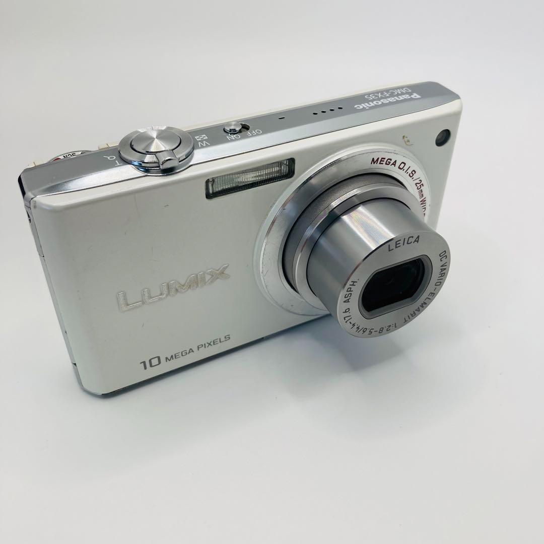 【動作品】Panasonic DMC-FX35 コンデジ デジカメ ホワイト