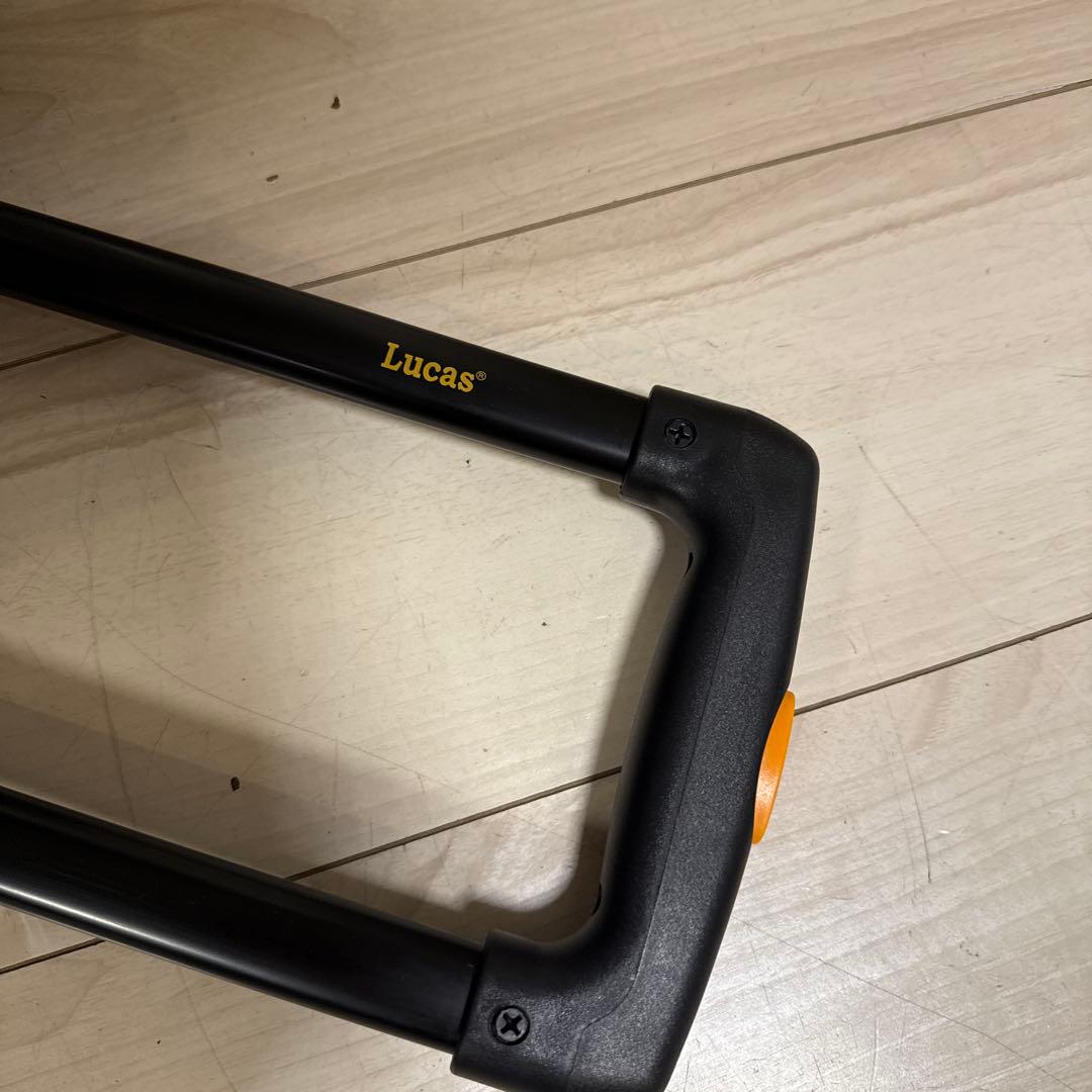 美品　Lucas ボストンキャリーバッグ