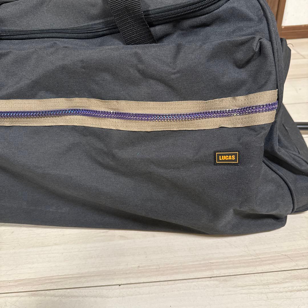 美品　Lucas ボストンキャリーバッグ