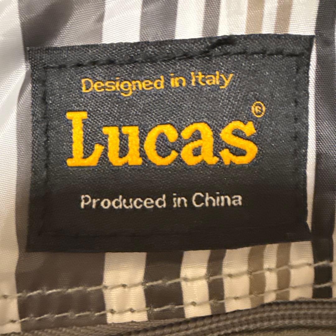 美品　Lucas ボストンキャリーバッグ