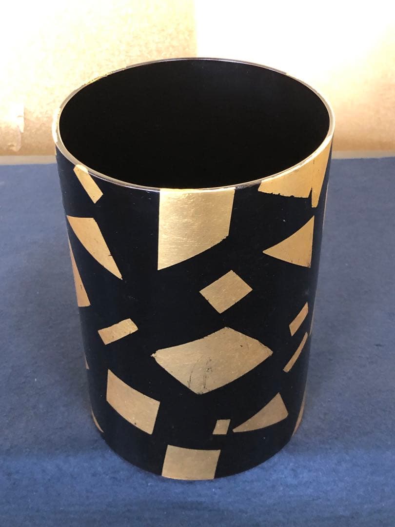 《R》茶道具 葉蓋 水指 箔散し 元箱　260310こ5