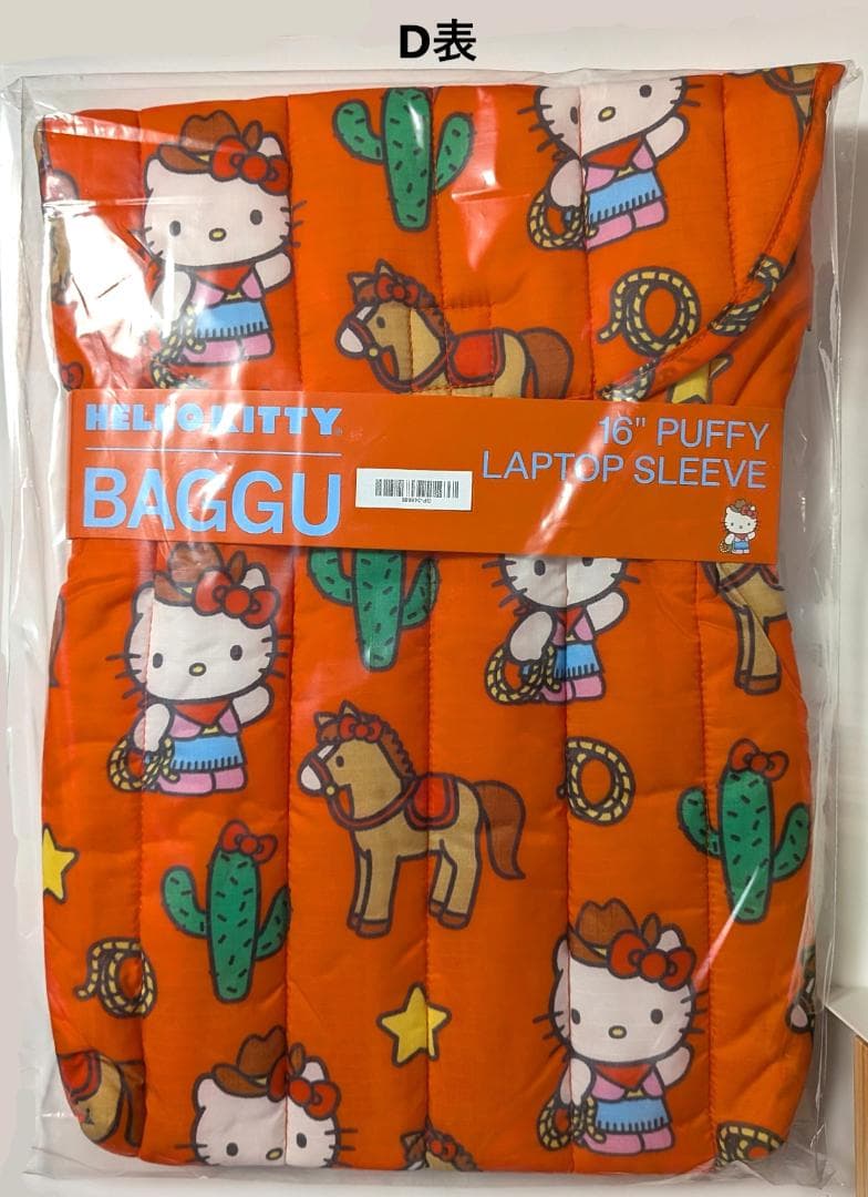 \"BAGGU\" 16インチ PCケース ハローキティウェスタン柄　キティ　新品